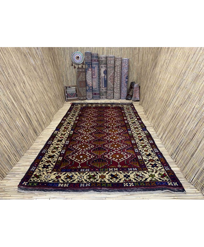 Handmade Turkish Central Anatolian Niğde Çamardı Nomadic Original Wool on Wool  Carpet – FREE SHIPPING..!